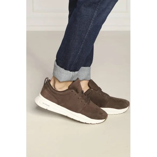 Tommy Hilfiger Skórzane sneakersy Tommy Hilfiger 42 okazyjna cena Gomez Fashion Store