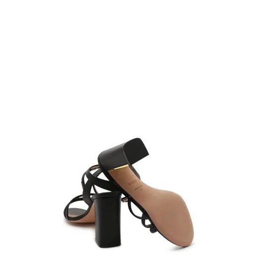 BOSS Skórzana sandały na słupku Mandy Ch. 38 okazja Gomez Fashion Store