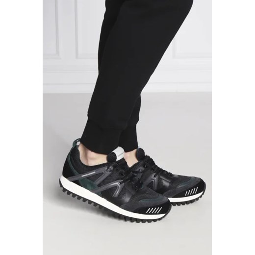 Emporio Armani Sneakersy | z dodatkiem skóry Emporio Armani 46 okazyjna cena Gomez Fashion Store