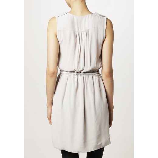 Oasis Sukienka koszulowa grey zalando bezowy koszulowe