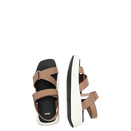BOSS Sandały Jess Sandal-FL 40 wyprzedaż Gomez Fashion Store