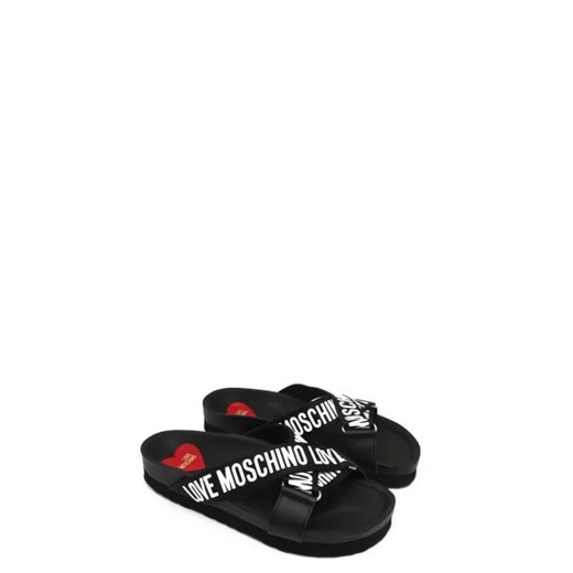 Klapki damskie Love Moschino bez zapięcia
