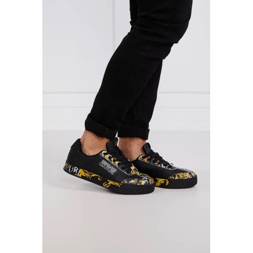 Trampki męskie Versace Jeans na wiosnę z tworzywa sztucznego
