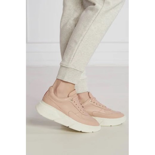Buty sportowe damskie Tommy Hilfiger sneakersy z tworzywa sztucznego na platformie sznurowane