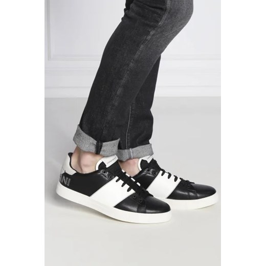 Emporio Armani Skórzane trampki Emporio Armani 40 okazja Gomez Fashion Store