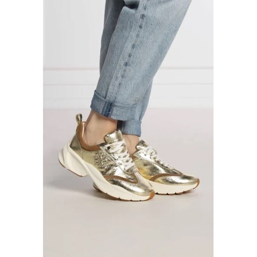 TORY BURCH Skórzane sneakersy Good Luck Trainer Tory Burch 36 Gomez Fashion Store