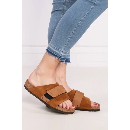 Klapki damskie BIRKENSTOCK bez zapięcia z tworzywa sztucznego 