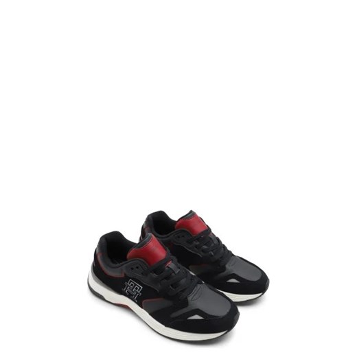 Tommy Hilfiger Sneakersy MONOGRAM | z dodatkiem skóry Tommy Hilfiger 41 wyprzedaż Gomez Fashion Store