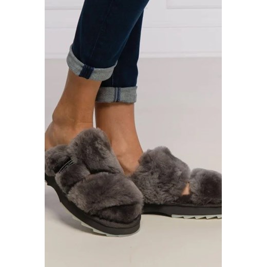 EMU Australia Wełniane obuwie domowe wobbegong | z dodatkiem skóry Emu Australia 41 Gomez Fashion Store