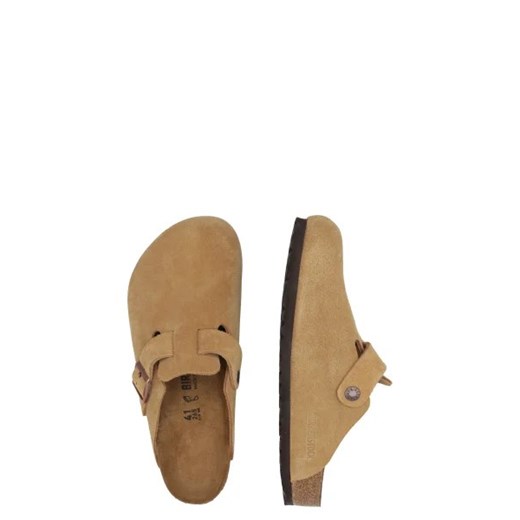 Birkenstock Skórzane klapki chodaki Boston VL Latte Cream 43 Gomez Fashion Store