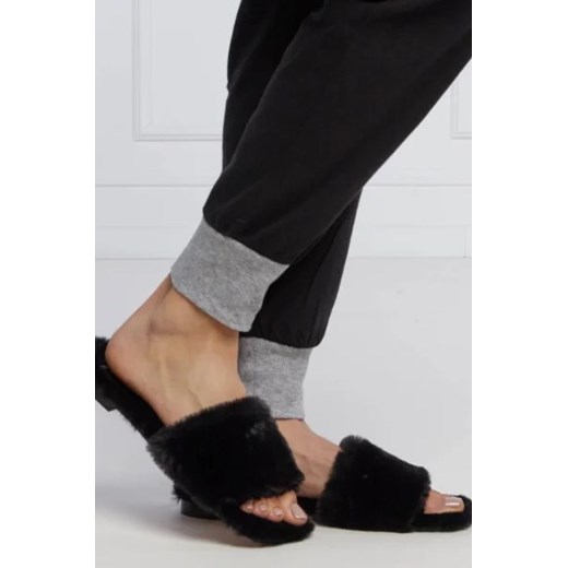 HUGO Obuwie domowe Lola Slipper-Fur | z dodatkiem skóry 36 wyprzedaż Gomez Fashion Store
