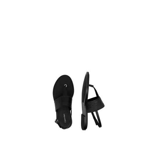 Calvin Klein Skórzane sandały ALMOND TP SANDAL - HF MONO Calvin Klein 36 okazja Gomez Fashion Store
