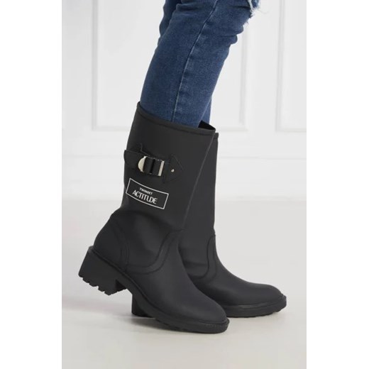 Twinset Actitude Kozaki BIKER | z dodatkiem skóry 36 okazyjna cena Gomez Fashion Store