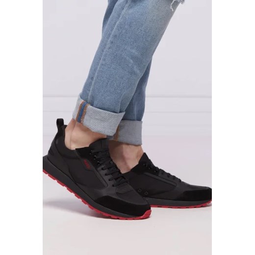 HUGO Sneakersy Icelin_Runn_nypu | z dodatkiem skóry 46 Gomez Fashion Store wyprzedaż