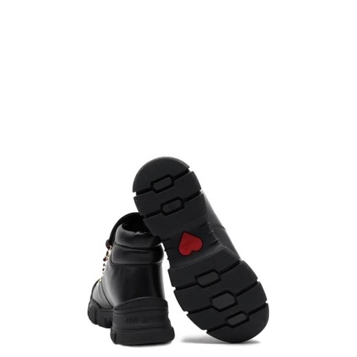 Workery damskie Love Moschino casual sznurowane