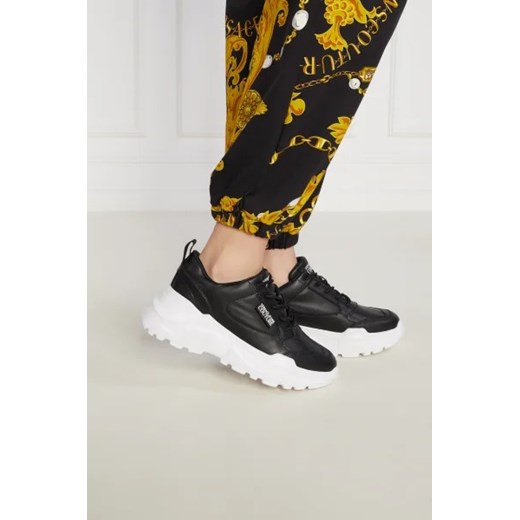 Versace Jeans Couture Sneakersy | z dodatkiem skóry 41 okazja Gomez Fashion Store