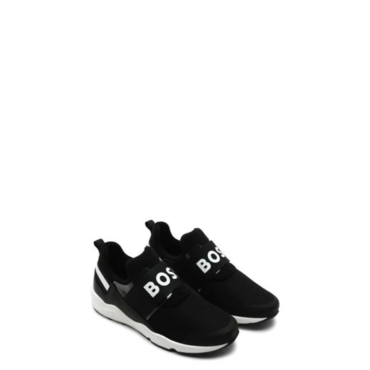 Czarne buty sportowe dziecięce Boss Kidswear