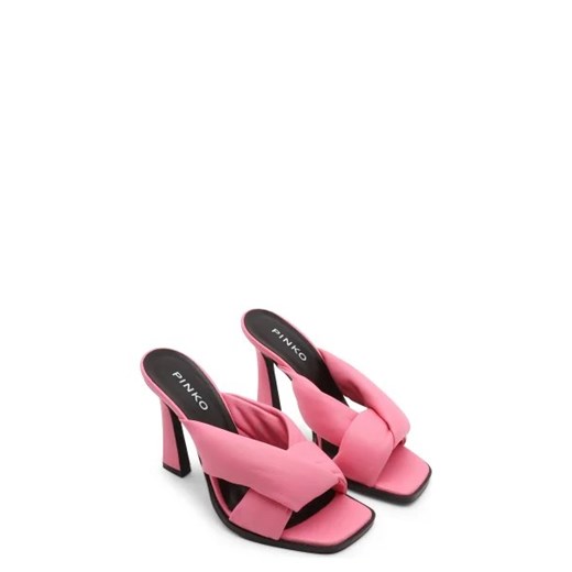 Pinko Skórzane sandały CORINNE SABOT NAPPA Pinko 39 wyprzedaż Gomez Fashion Store