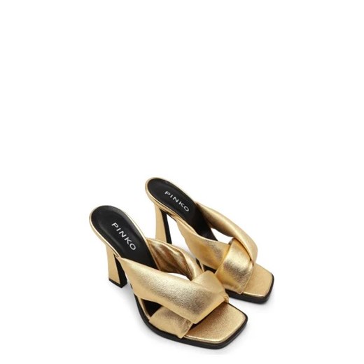 Pinko Skórzane klapki CORINNE SABOT Pinko 39 Gomez Fashion Store okazja