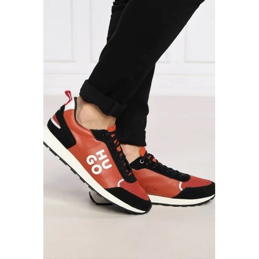 HUGO Sneakersy Icelin | z dodatkiem skóry 43 Gomez Fashion Store okazja