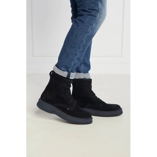 Tommy Hilfiger Skórzane buty TH EVERYDAY CORE BOOT Tommy Hilfiger 42 okazyjna cena Gomez Fashion Store