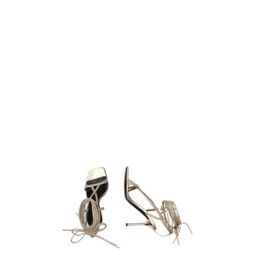 Karl Lagerfeld Skórzany sandały na szpilce GALA Shimmer Longlace Karl Lagerfeld 36 okazyjna cena Gomez Fashion Store
