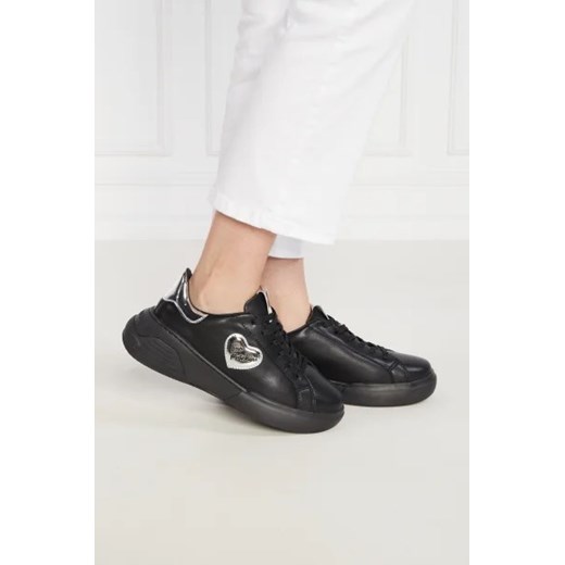 Love Moschino Trampki | z dodatkiem skóry Love Moschino 38 Gomez Fashion Store okazyjna cena