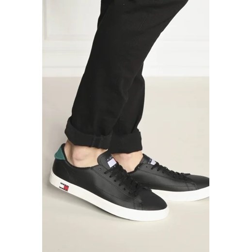Trampki męskie Tommy Jeans ze skóry