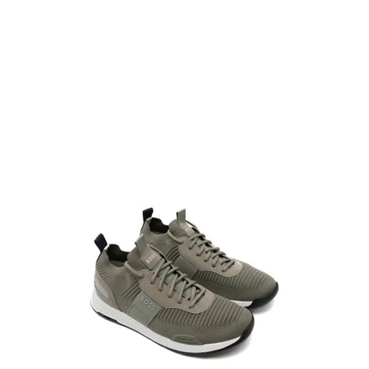BOSS Sneakersy Titanium | z dodatkiem skóry 40 wyprzedaż Gomez Fashion Store