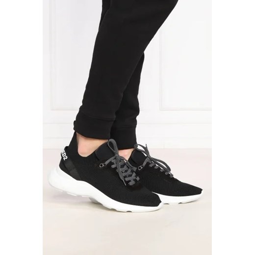 Dsquared2 Sneakersy | z dodatkiem skóry Dsquared2 43 promocja Gomez Fashion Store