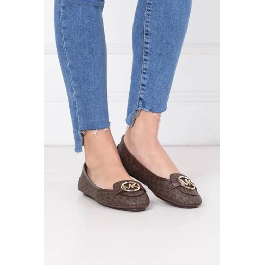 Michael Kors Baleriny LILLIE MOC | z dodatkiem skóry Michael Kors 38 Gomez Fashion Store wyprzedaż