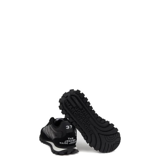 Buty sportowe damskie czarne Marc Jacobs sneakersy skórzane 