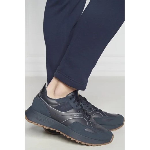 Buty sportowe męskie BOSS HUGO skórzane