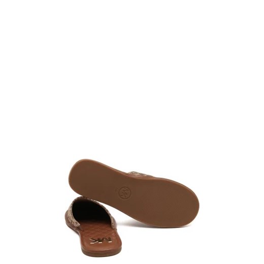 Michael Kors Obuwie domowe THEA MULE | z dodatkiem skóry Michael Kors 37 Gomez Fashion Store