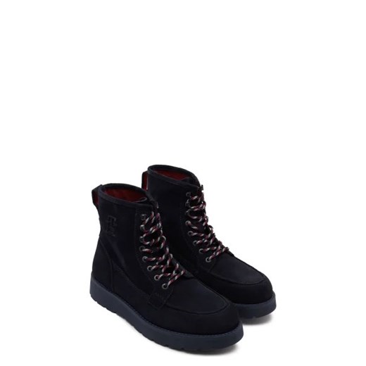 Tommy Hilfiger Skórzane buty TH AMERICAN BOOT Tommy Hilfiger 42 okazja Gomez Fashion Store