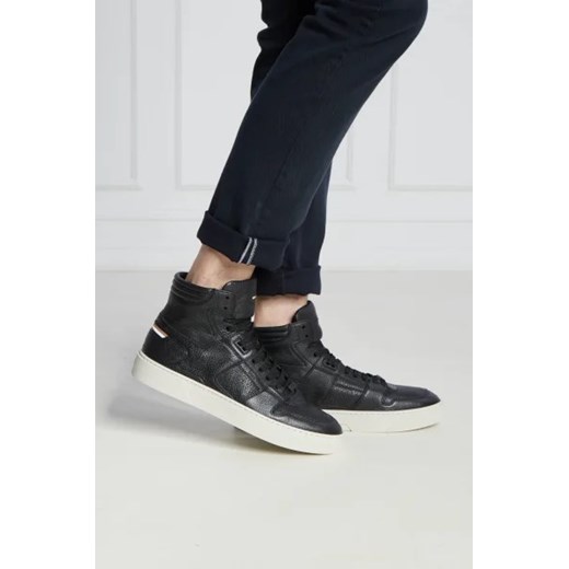 Buty sportowe męskie BOSS HUGO skórzane