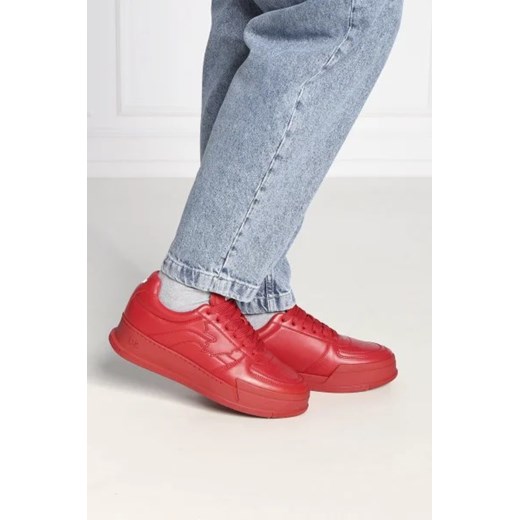 Trampki męskie Dsquared2 skórzane wiosenne