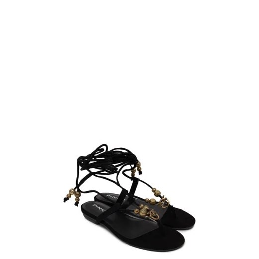 Pinko Skórzane sandały ELODIE Pinko 35 okazyjna cena Gomez Fashion Store