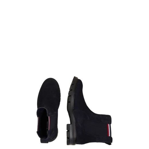 Tommy Hilfiger Skórzane sztyblety CORPOARTE HILFIGER SUEDE CHELSEA Tommy Hilfiger 40 Gomez Fashion Store okazyjna cena