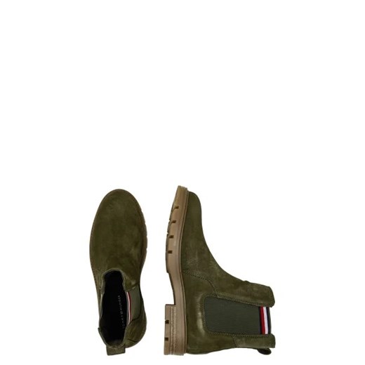 Tommy Hilfiger Skórzane sztyblety CORPOARTE HILFIGER SUEDE CHELSEA Tommy Hilfiger 43 Gomez Fashion Store okazyjna cena
