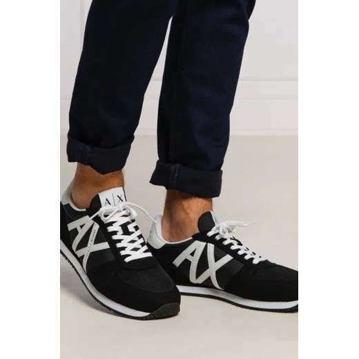 Buty sportowe męskie Armani Exchange z tworzywa sztucznego