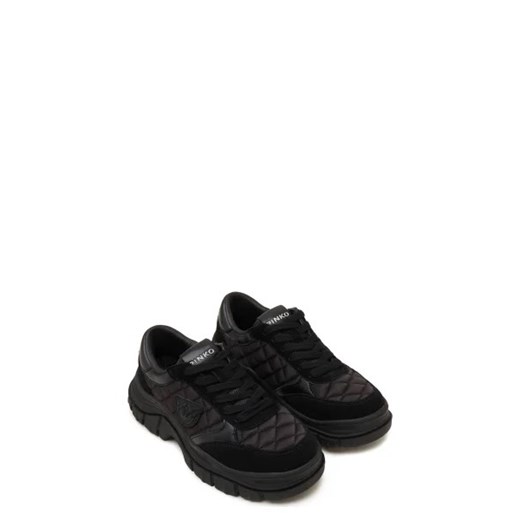 Buty sportowe damskie Pinko sneakersy tkaninowe