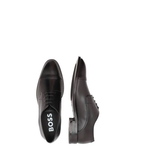 BOSS BLACK Skórzane derby Derrek 43 promocyjna cena Gomez Fashion Store