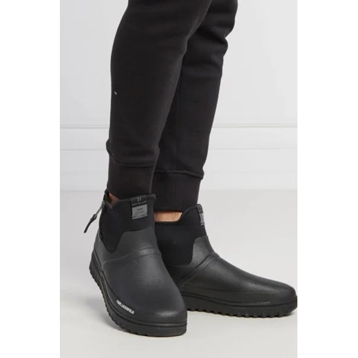 Buty zimowe męskie Karl Lagerfeld tkaninowe