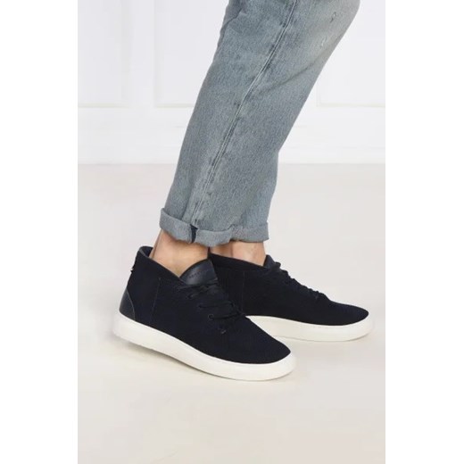 Tommy Hilfiger Sneakersy HILFIGER KNIT HYBRID BOOT | z dodatkiem skóry Tommy Hilfiger 43 wyprzedaż Gomez Fashion Store