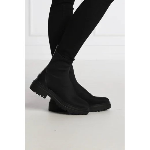 Workery damskie Michael Kors casual czarne bez zapięcia 