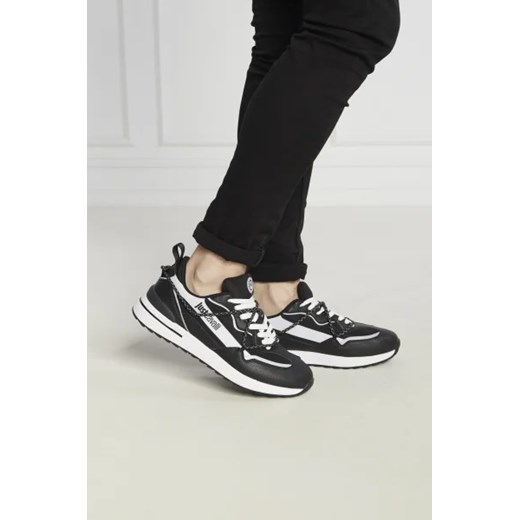 Buty sportowe męskie Just Cavalli z tworzywa sztucznego