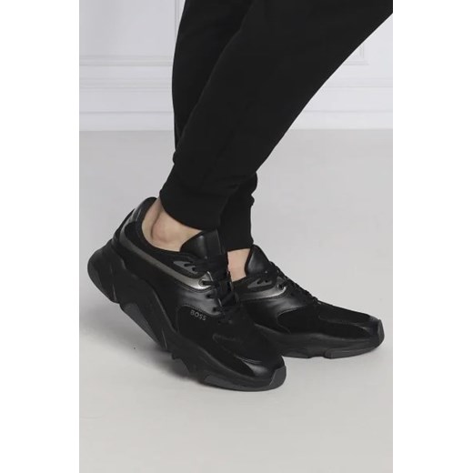 Buty sportowe męskie BOSS HUGO z tkaniny