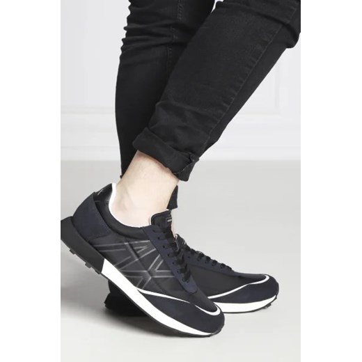 Buty sportowe męskie Armani Exchange z tworzywa sztucznego