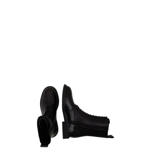 TORY BURCH Skórzane botki DOUBLE T COMBAT Tory Burch 39 Gomez Fashion Store